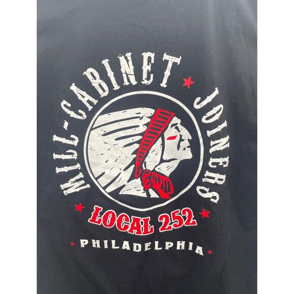 MILL-CABINET JOINERS Local 252 Philadelphia Men's Medium Pre-Shrunk T-shirt - Picture 1 of 10